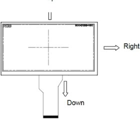 Resim Ag Az-Display ,7.0 ,165X100MM 800X450PIXEL Alt 50PIN Dokunmatik Tft Ekran 