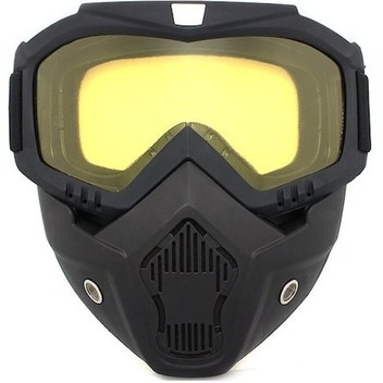 Motosiklet Bisiklet Termal Balaklava Baf Motor Kar Maskesi Siyah