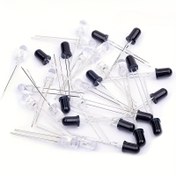 Resim Arduino için 20 çift 3mm 940nm LED kızılötesi verici ve alıcı diyotlar 