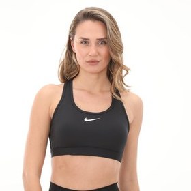 Resim Nike W Nk Swsh Med Spt Bra Kadın Büstiyer Siyah 