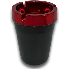 Resim Shiny Araç Araba Küllüğü Parlak Kırmızı 9cm 