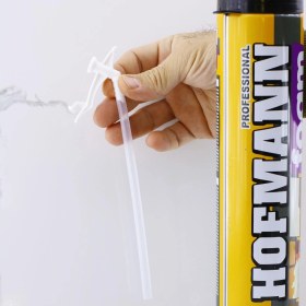Resim Hofmann Montaj Köpüğü Pipetli Profesyonel Dolgu İzolasyon Poliüretan Köpük Kapı Pencere Duvar Yalıtım 750 ml 