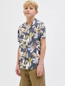 Resim Jack & Jones Jack&jones Jorluke Varenna Erkek Çocuk Gömlek 12274225 Gri 