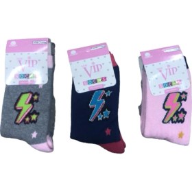 Resim Lilyy Baby & Kids Socks 3 Çift Çocuk Havlu Çorap 