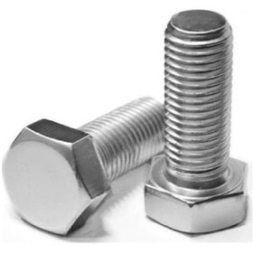 Resim M14x35 Çelik Civata Altı Köşe Dın 933 8.8 Kalite Akb 5 Adet 