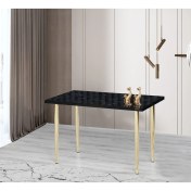 Resim Demontepark 70 x 120 cm Masa Mutfak Masası Yemek Masası Çalışma Masası Siyah 