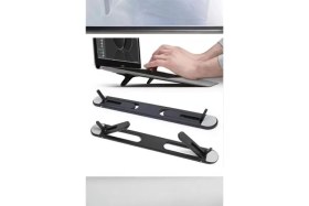 Resim Die Grup Katlanabilir Laptop Standı - 2 Kademeli, Ayarlanabilir 