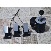 Resim KAPLAN 3D BASKI Direksiyon Seti H Shifter Ve Pedal Takımı 