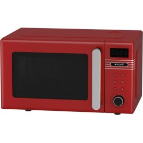 Resim Arçelik Mikrodalga Fırın 20 Lt 800 W Kırmızı Vintage Tasarım Dijital Kontrol Paneli 