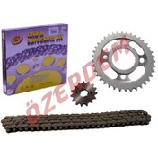 Resim Sevenkardeşler Cub Ön-Arka Dişli Zincir Set Sfr 14-36T 428-110L 