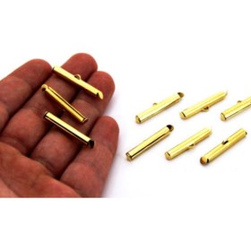 Resim yfhobi 4 Adet - 25 Mm Miyuki Kapama, Bağlantı Aparatı, Metal Kapama, Ham Pirinç 