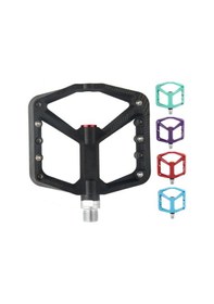 Resim Brıvıga - Mor Naylon Bisiklet Pedalı 1du + 1 Kapalı Rulman, 110x125mm, 300g 