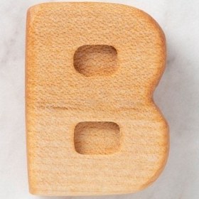 Resim Hobi Baby Organik Ahşap Harf - B 