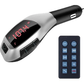 Resim Hello HL-19679 X5 Handsfree Usb/sd/bluetooth 12-24 Volt Fm Transmıtter 