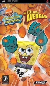 Resim SpongeBob Squarepants The Yellow Avenger PSP UMD OYUN Kutusuz Sünger Bob Oyun POPKONSOL