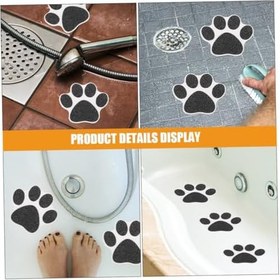 Resim 20adet Kaymaz İzi Sticker Mutfak Ve Banyo Zeminleri Için Sevimli Kedi Ayakları Kayma Sticker Ile Ev Dekoru Için Güvenlik Sağlayın 