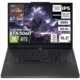 Resim Lenovo Legion 5 15AHP10 83M00070TRAT2 R7-260 8 GB 512 GB SSD RTX5060 15.3" Free Dos Dizüstü Bilgisayar 