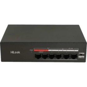 Resim Hılook Ns-0106mp-35 B , 4 Port, Megabit, Poe 35w, 2 Port Megabit Uplink, Yönetilemez, Masaüstü Switc 