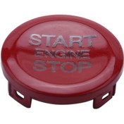 Resim Geeksen Alfa Romeo Giulia Stelvio Motor Başlatma Butonu Kapağı Kırmızı - Kolay Montaj 