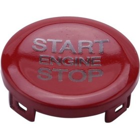 Resim Geeksen Alfa Romeo Giulia Stelvio Motor Başlatma Butonu Kapağı Kırmızı - Kolay Montaj 