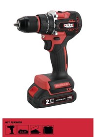 Resim Atlas ATB 21 BLPD 21 Volt Akülü Kömürsüz Darbeli Vidalama Matkap Seti 