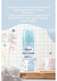 Resim Hassas Ciltlere Özel Organik Aloe Vera Özlü Taze Pamuk Kokulu Soft Cotton Feel Bebek Kolonyası 2'li 