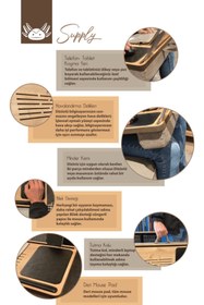 Resim Axolotl Solak Telefon Ve Tablet Bölmeli Minderli Laptop Sehpası Notebook Bilgisayar Çalışma Masası 