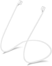 Resim Microsonic Apple AirPods 3 için Manyetik Mıknatıslı Kulaklık İpi Beyaz [AirPods 3 ile Uyumlu Kılıf - Beyaz] 