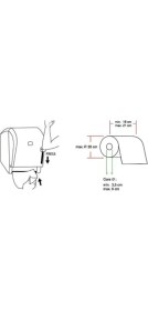 Resim CetKing Kağıt Havlu Dispenseri Manuel K8T 