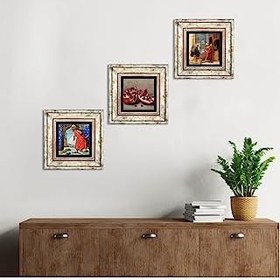 Resim Pinecone Stone Satranç Oyunu, Kaplumbağa Terbiyecisi, Nar Taş Duvar Tablosu - Çerçeveli Taş Tablo - Dekoratif Duvar Sanatı - Modern Ev ve Ofis Duvar Dekoru T3-1522 