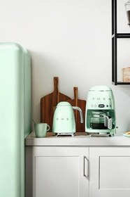 Resim SMEG DCF02PGEU Filtre Kahve Makinesi 50'S Style Pastel Yeşil 1.4 Litre 10 Fincan Kapasiteli 