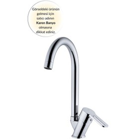 Resim Karen Banyo Tulipek Eviye Bataryası, Krom, Cisa 46438 Krom 