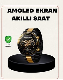 Resim Amoled Akıllı Saat Manyetik Şarj Gps Destekli Spor Ve Günlük Kullanım 