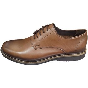 Resim Komcero 3y6691 Bağcıklı Eva Hafif Deri Klasik Erkek Ayakkabı Fındık 