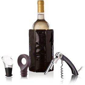 Resim Vacu Vin Klasik Şarap Soğutucu Seti 4 Parça 