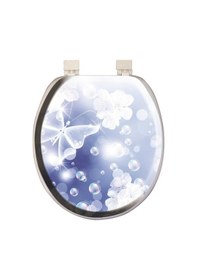 Resim Softy Jumbo Desenli Yumuşak Klozet Kapağı Beyaz 8691580114052 