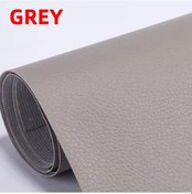 Resim 20x30 Cm/50x137 Cm Araba Koltukları Mobilya Kanepeler Deri Tamir Bandı Gray 25x30cm 
