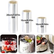 Resim 1 Rulo Şeffaf Kek Ambalaj Filmi, Kaymaz DIY Kek Örtüsü, Kek Yaka Sarma Filmi, Mousse, Çikolata Pişirme Aksesuarları, Kek Süsleme Malzemeleri, Pişirme Malzemeleri, Paskalya, Cadılar Bayramı, Noel, Anneler Günü, Babalar Günü için Uygun 