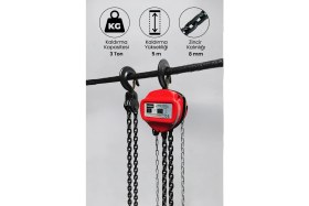 Resim GAP Tools Zincirli Caraskallar 3ton 5metre GPC-3T5M 