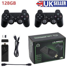 Resim Shineyee M8 2.4g Kablosuz 4k Uhd Tv Oyun Konsolu 128gb, 20000+ Oyun, İkili Kablosuz Kumanda, Hdmı Desteği, Plug & Play 