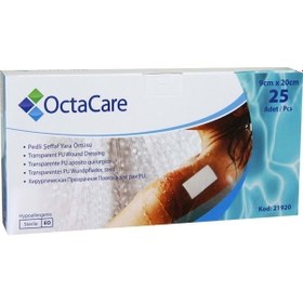 Resim Octacare Pedli Şeffaf Yara Örtüsü Su Geçirmez 9Cmx25Cm 25 Adet 