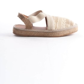 Resim ripuvainen Kadın Yazlık Espadril Sandalet Ayakkabı - Ten 