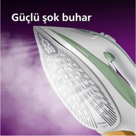 Resim Philips 7000 Series Azur Buharlı Ütü - 2600W Güç, 220G Buhar, Damlama Önleme Sistemi, Steamglide 