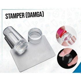 Resim Tırnak Süs Damgalama Stamper Kolay French Aleti 