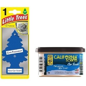 Resim California Scents ve Little Trees Yeni Araba Koku Seti 