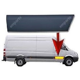 Resim Volkswagen Crafter Sprinter Sağ Ön Kapı Kaplama 2006 Sonrası Uyumlu 
