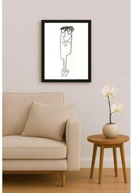 Resim Nezih Danyal Tipler Kişiye Özel Sertifikalı Sınırlı Fine Art Karikatür Baskı NTP00011 