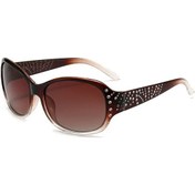 Resim Dankeyısı Polarize Kadın Güneş Gözlüğü Uv400 Koruma Moda Elmas Taklidi Camaltın51gri Gri 