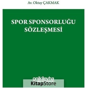 Resim Spor Sponsorluğu Sözleşmesi - Oktay Çakmak - On İki Levha Yayıncılık 