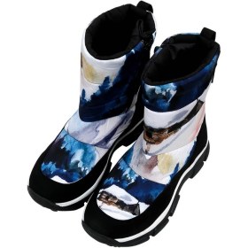 Resim Dogo Kadın Vegan Çok Renkli Kar Botu - Snow And Ink Tasarım 